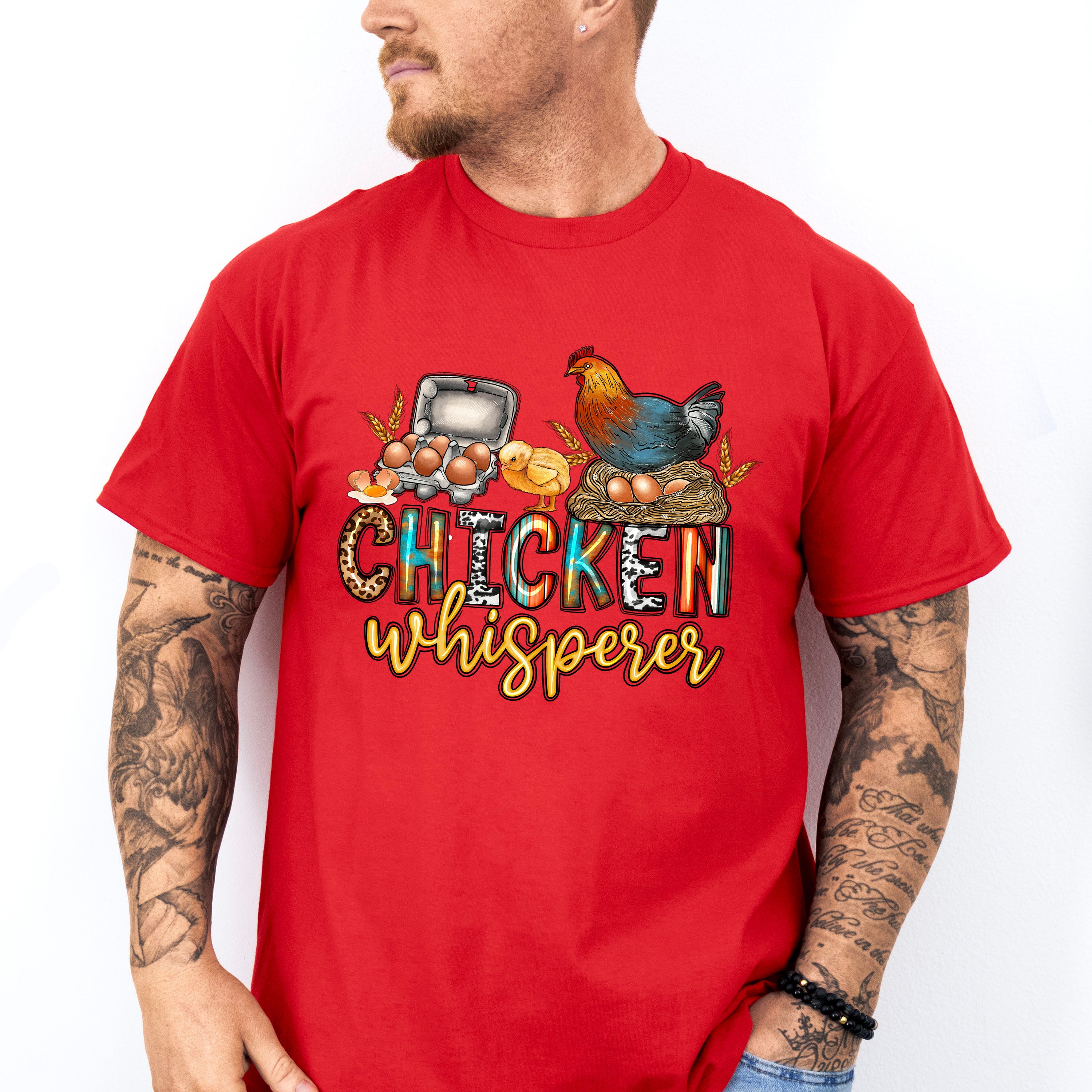 Chicken Whisperer - Farm Animals Unisex Crewneck T-Shirt Sweatshirt Hoodie