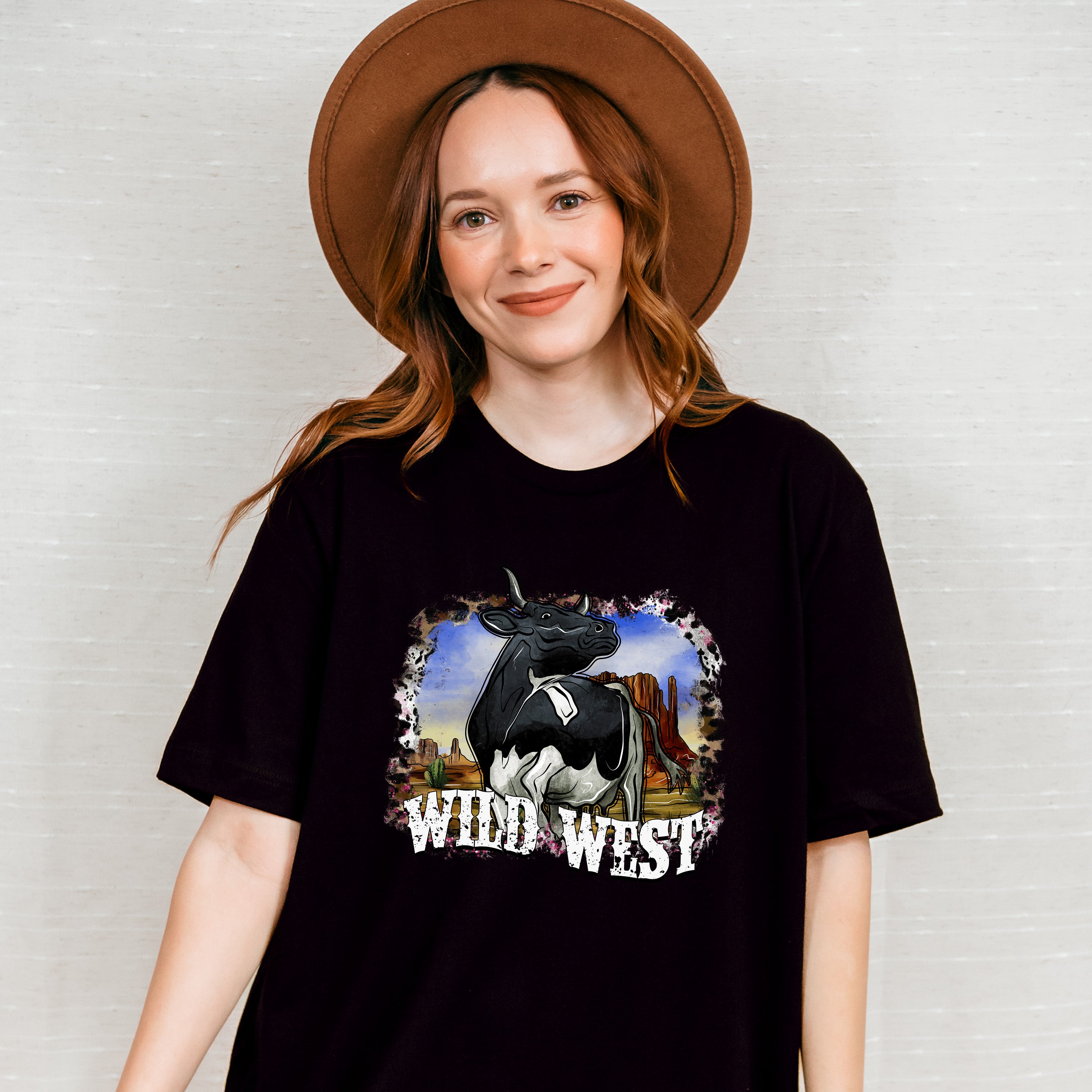 Wild West Design - Farm Animals Unisex Crewneck T-Shirt Sweatshirt Hoodie