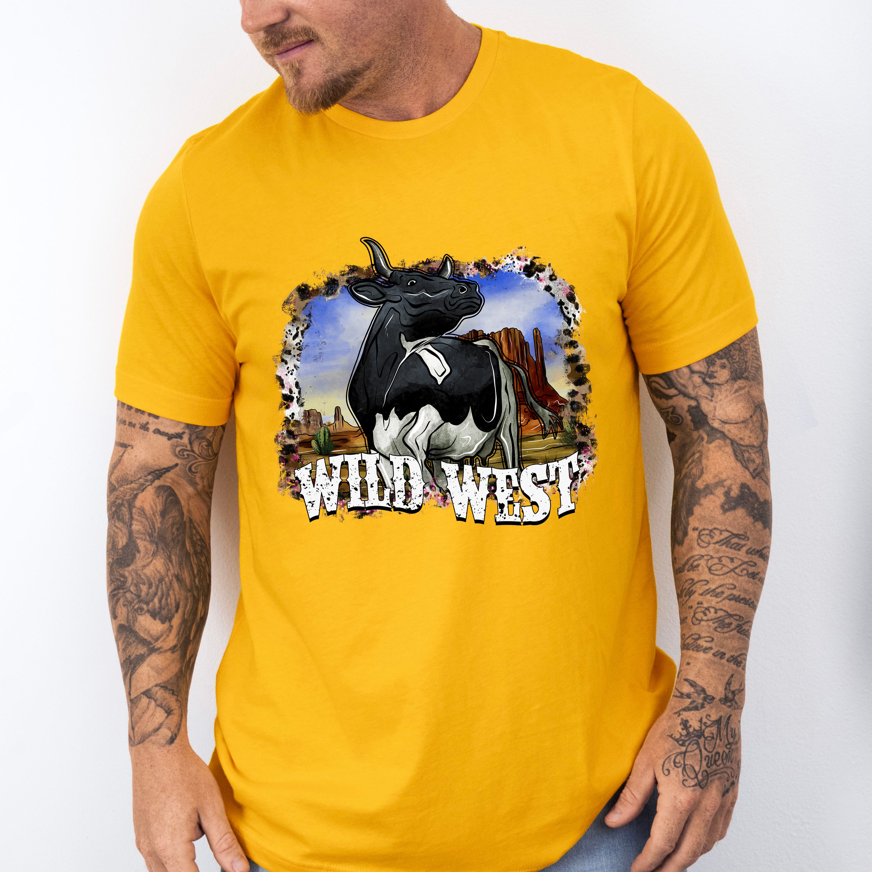 Wild West Design - Farm Animals Unisex Crewneck T-Shirt Sweatshirt Hoodie