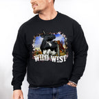 Wild West Design - Farm Animals Unisex Crewneck T-Shirt Sweatshirt Hoodie