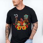 Farm Life Rooster Design - Farm Animals Unisex Crewneck T-Shirt Sweatshirt Hoodie