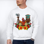 Farm Life Rooster Design - Farm Animals Unisex Crewneck T-Shirt Sweatshirt Hoodie