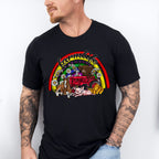 Farm Life Rainbow Design - Farm Animals Unisex Crewneck T-Shirt Sweatshirt Hoodie