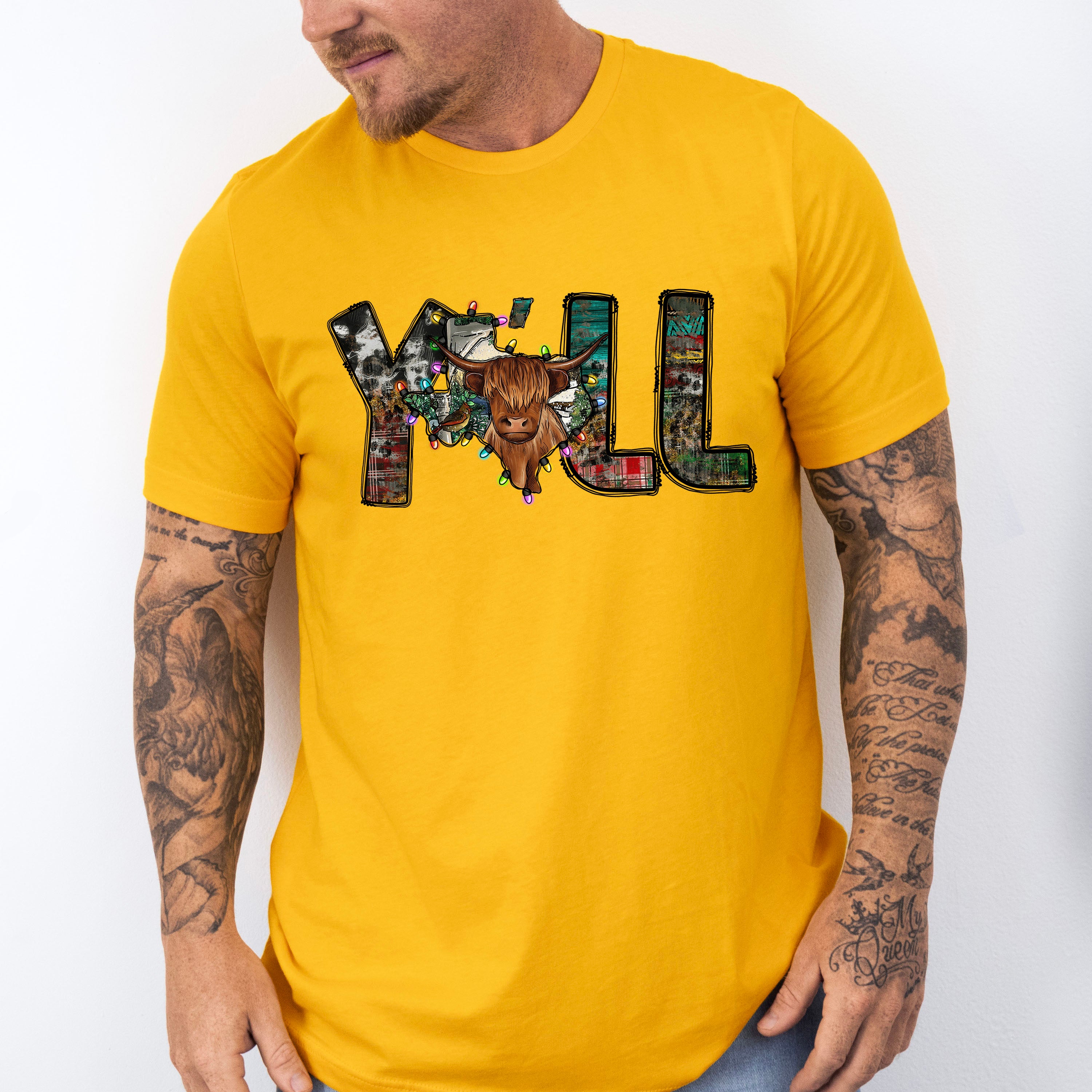 Y'all Texas Map Design - Farm Animals Unisex Crewneck T-Shirt Sweatshirt Hoodie