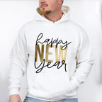 Happy New Year Golden Design - New Years Unisex Crewneck T-Shirt Sweatshirt Hoodie