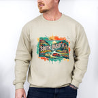 Colorful South Dakota State Design - States & Cities Unisex Crewneck T-Shirt Sweatshirt Hoodie