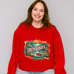 Colorful South Dakota State Design - States & Cities Unisex Crewneck T-Shirt Sweatshirt Hoodie