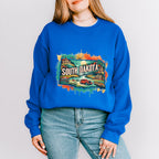 Colorful South Dakota State Design - States & Cities Unisex Crewneck T-Shirt Sweatshirt Hoodie