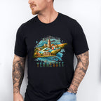 Colorful Tennessee State Design - States & Cities Unisex Crewneck T-Shirt Sweatshirt Hoodie