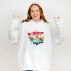 Colorful Washington State Design - States & Cities Unisex Crewneck T-Shirt Sweatshirt Hoodie