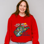 Colorful West Virginia State Design - States & Cities Unisex Crewneck T-Shirt Sweatshirt Hoodie