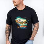 Colorful Wisconsin State Design - States & Cities Unisex Crewneck T-Shirt Sweatshirt Hoodie