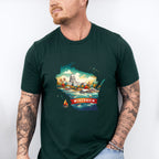 Colorful Wisconsin State Design - States & Cities Unisex Crewneck T-Shirt Sweatshirt Hoodie