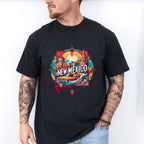Colorful New Mexico State Design - States & Cities Unisex Crewneck T-Shirt Sweatshirt Hoodie