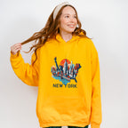 Colorful New York State Design - States & Cities Unisex Crewneck T-Shirt Sweatshirt Hoodie