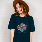 Colorful New York State Design - States & Cities Unisex Crewneck T-Shirt Sweatshirt Hoodie