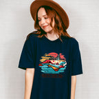 Colorful North Carolina State Design - States & Cities Unisex Crewneck T-Shirt Sweatshirt Hoodie