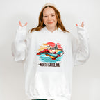 Colorful North Carolina State Design - States & Cities Unisex Crewneck T-Shirt Sweatshirt Hoodie