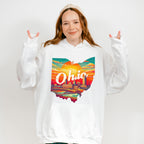 Colorful Ohio State Design - States & Cities Unisex Crewneck T-Shirt Sweatshirt Hoodie