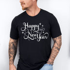 Happy New Year Sparkles - New Years Unisex Crewneck T-Shirt Sweatshirt Hoodie