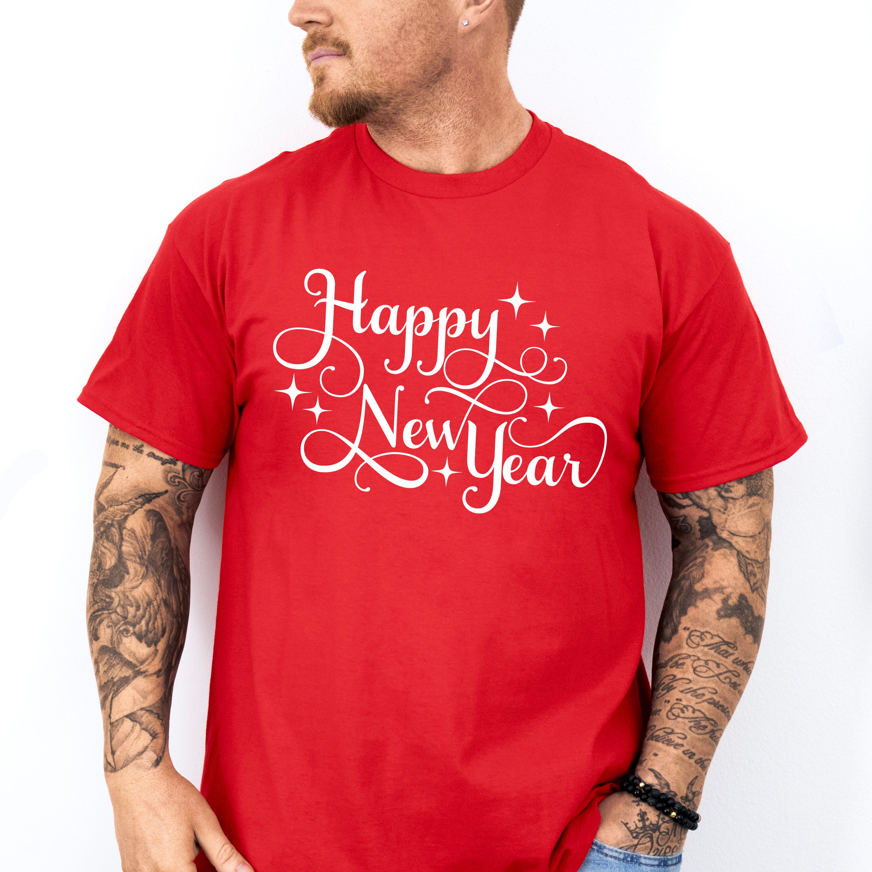 Happy New Year Sparkles - New Years Unisex Crewneck T-Shirt Sweatshirt Hoodie