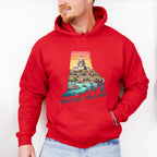 Colorful Rhode Island State Design - States & Cities Unisex Crewneck T-Shirt Sweatshirt Hoodie