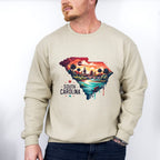 Colorful South Carolina State Design - States & Cities Unisex Crewneck T-Shirt Sweatshirt Hoodie