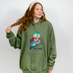 Colorful Maine State Design - States & Cities Unisex Crewneck T-Shirt Sweatshirt Hoodie