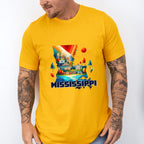 Colorful Mississippi Design - States & Cities Unisex Crewneck T-Shirt Sweatshirt Hoodie