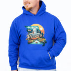 Colorful Missouri Design - States & Cities Unisex Crewneck T-Shirt Sweatshirt Hoodie