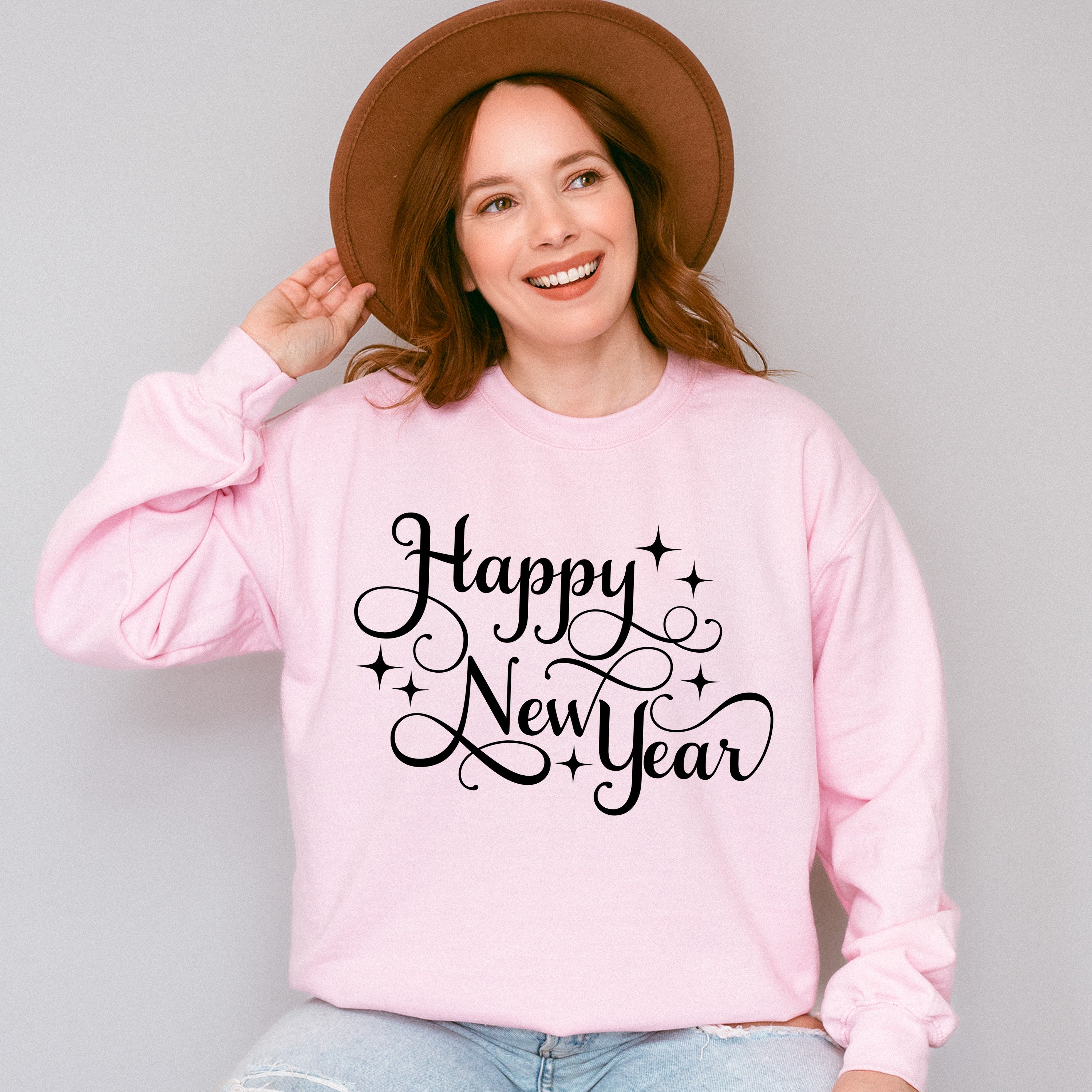 Happy New Year Sparkles - New Years Unisex Crewneck T-Shirt Sweatshirt Hoodie