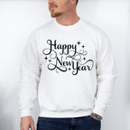 Happy New Year Sparkles - New Years Unisex Crewneck T-Shirt Sweatshirt Hoodie