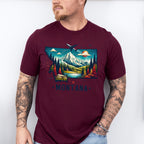 Colorful Montana Design - States & Cities Unisex Crewneck T-Shirt Sweatshirt Hoodie