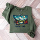 Colorful Montana Design - States & Cities Unisex Crewneck T-Shirt Sweatshirt Hoodie