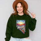 Colorful Nevada Design - States & Cities Unisex Crewneck T-Shirt Sweatshirt Hoodie