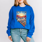 Colorful Nevada Design - States & Cities Unisex Crewneck T-Shirt Sweatshirt Hoodie