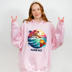 Colorful Hawaii Design - States & Cities Unisex Crewneck T-Shirt Sweatshirt Hoodie