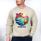 Colorful Hawaii Design - States & Cities Unisex Crewneck T-Shirt Sweatshirt Hoodie