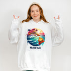 Colorful Hawaii Design - States & Cities Unisex Crewneck T-Shirt Sweatshirt Hoodie