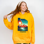 Colorful Idaho Design - States & Cities Unisex Crewneck T-Shirt Sweatshirt Hoodie