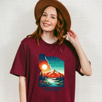 Colorful Idaho Design - States & Cities Unisex Crewneck T-Shirt Sweatshirt Hoodie