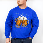 Happy New Year Beer Design - New Years Unisex Crewneck T-Shirt Sweatshirt Hoodie