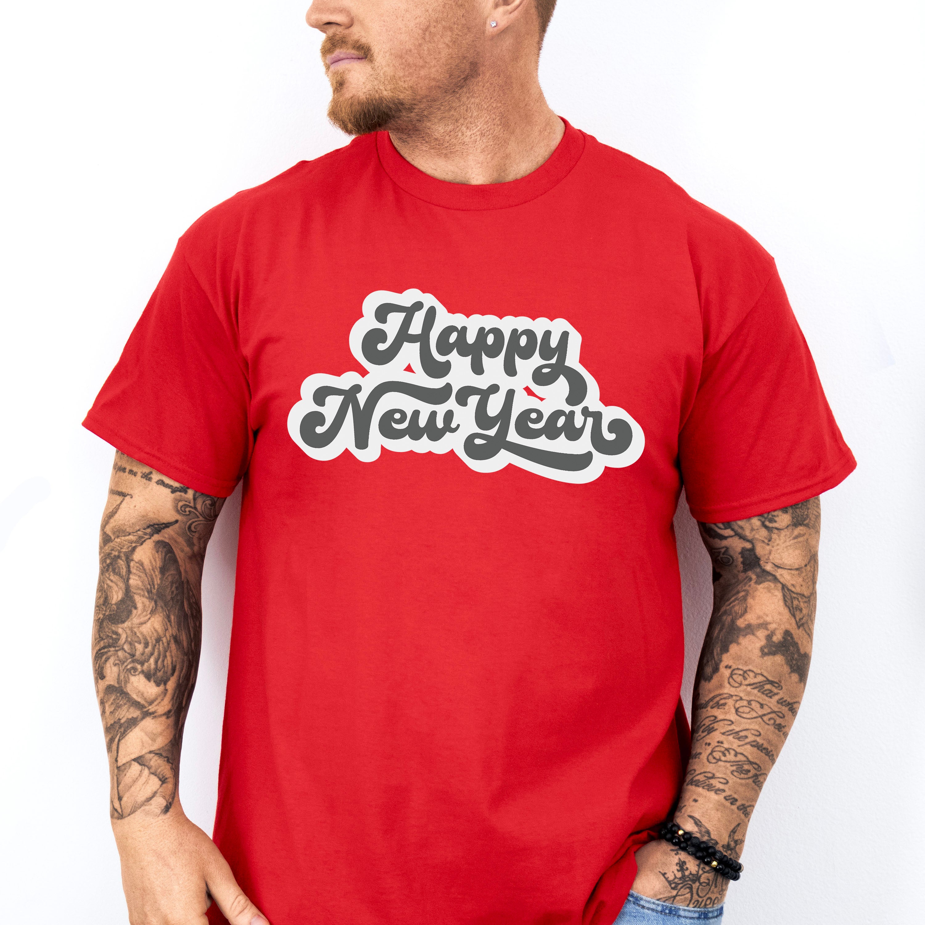 Happy New Year - New Years Unisex Crewneck T-Shirt Sweatshirt Hoodie
