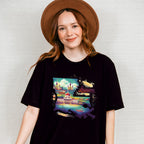 Colorful Louisiana Design - States & Cities Unisex Crewneck T-Shirt Sweatshirt Hoodie