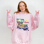 Colorful Louisiana Design - States & Cities Unisex Crewneck T-Shirt Sweatshirt Hoodie
