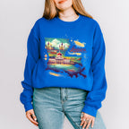 Colorful Louisiana Design - States & Cities Unisex Crewneck T-Shirt Sweatshirt Hoodie