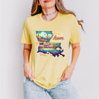 Colorful Louisiana Design - States & Cities Unisex Crewneck T-Shirt Sweatshirt Hoodie