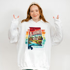 Colorful Alabama Design - States & Cities Unisex Crewneck T-Shirt Sweatshirt Hoodie