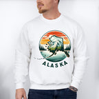 Colorful Alaska Design - States & Cities Unisex Crewneck T-Shirt Sweatshirt Hoodie
