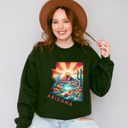 Colorful Arizona Design - States & Cities Unisex Crewneck T-Shirt Sweatshirt Hoodie